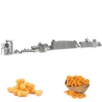 팽화 옥수수 스낵 식품 생산 라인 100 - 150 kg/H