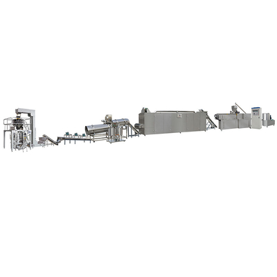 식품 등급 SS 트윈 압출기 기계 스낵 제작 라인 150 kw