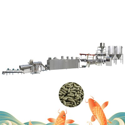 380V 50HZ 3 단계 떠있는 생선 식품 팰릿기 1000년 kg/H